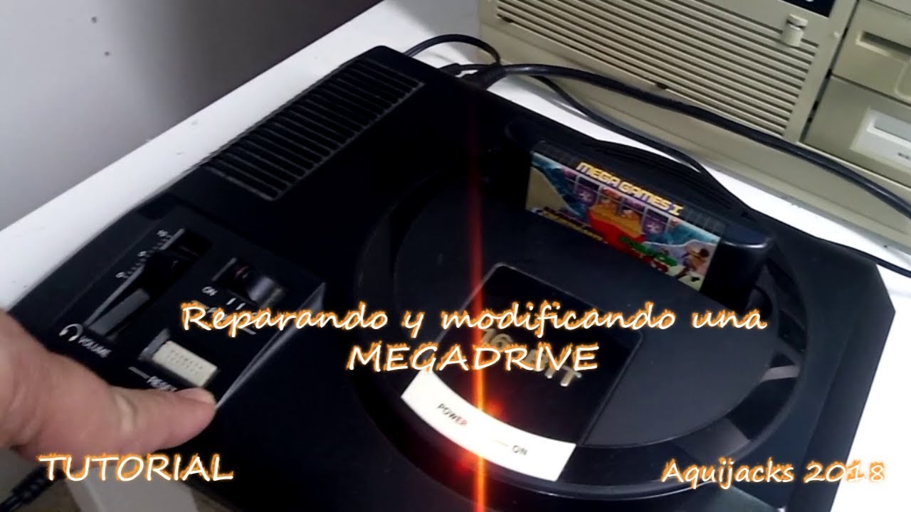 Reparación y MOD de Genesis Megadrive. Cambio región y frecuencia 50/60Hz.