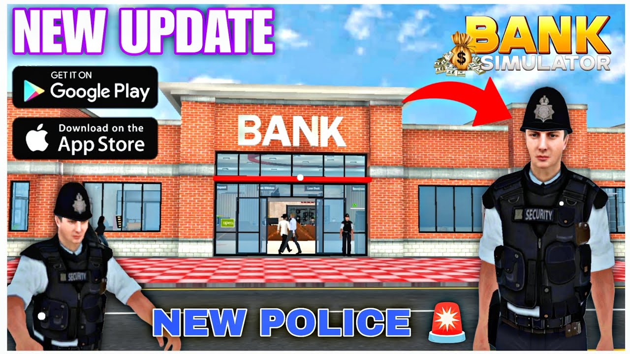 IDLE BANK SIMULATOR MONEY GAME NEW GAME 2025 NEW UPDATE POLICE 🚨