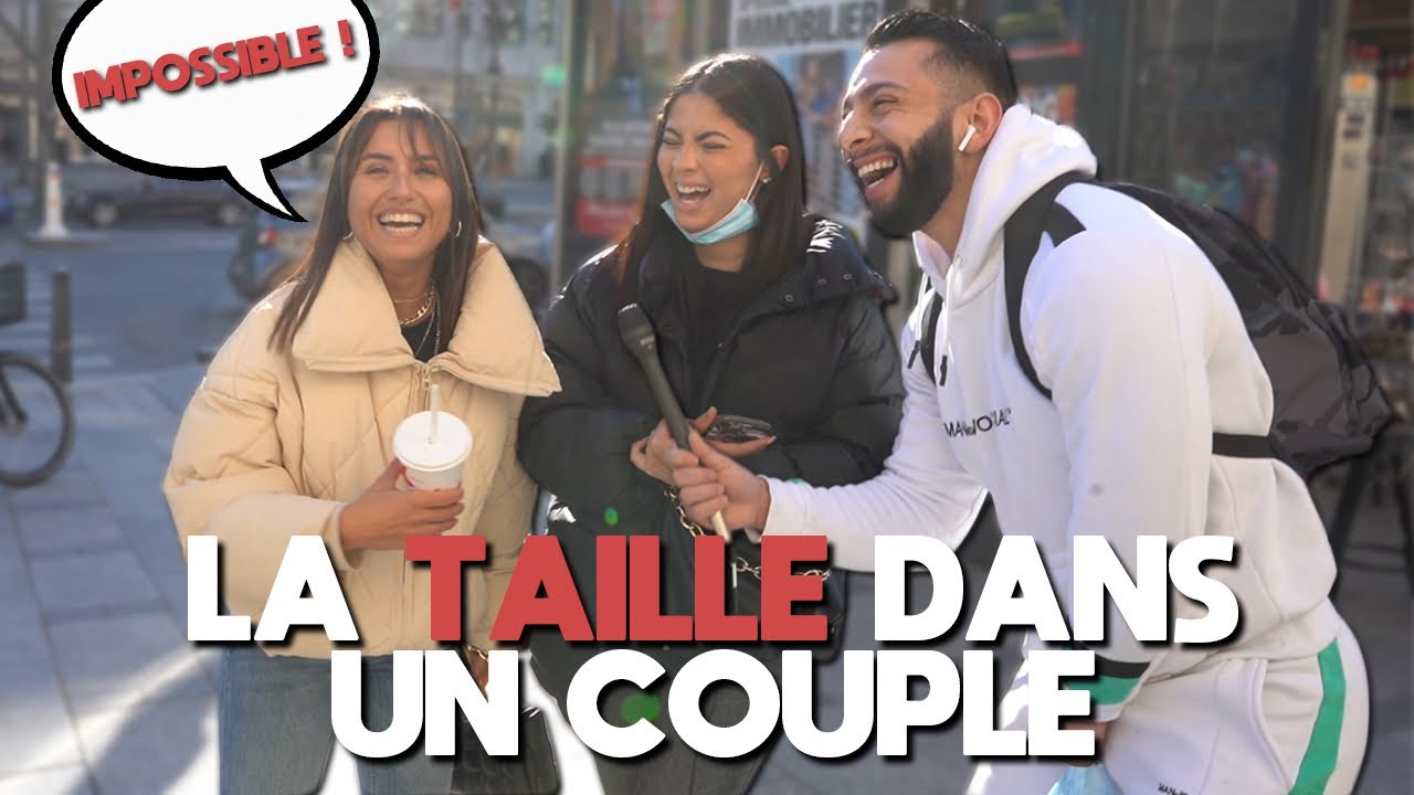 Être en COUPLE avec un mec PETIT de taille ? Micro Trottoir