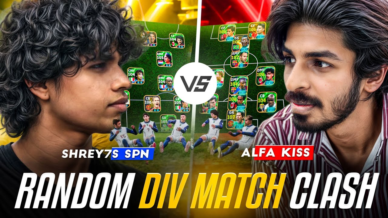 ALFA KISS 🆚️ SHREYAS SPN   ||  RANDOM DIV ☠️ MATCH🤯