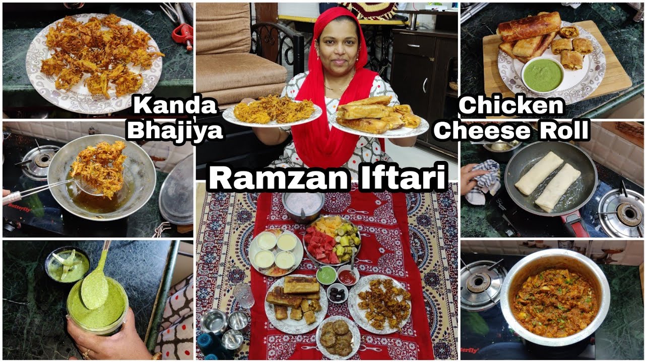 Chicken Cheese Roll | Kanda Bhajiya | Ramzan Iftari Recipe | Best Combination In Iftar | Best Iftari