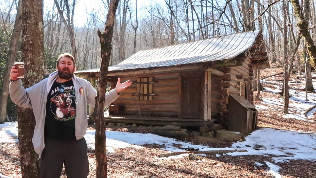 Hiking Thru Winter Snow & Ice To Find Cabin Fever (2002) Horror Filming Locations - INSIDE The Cabin