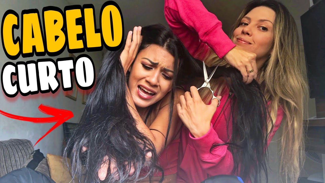 NUNCA CORTEI O CABELO TANTO ASSIM!!! 😱
