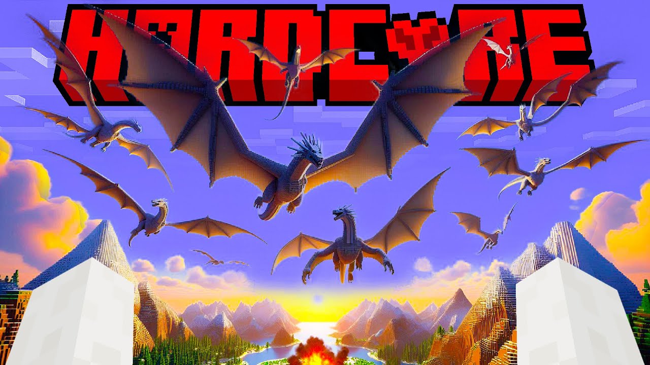 AFFRONTO 20 ENDER DRAGON DI FILA IN MINECRAFT HARDCORE