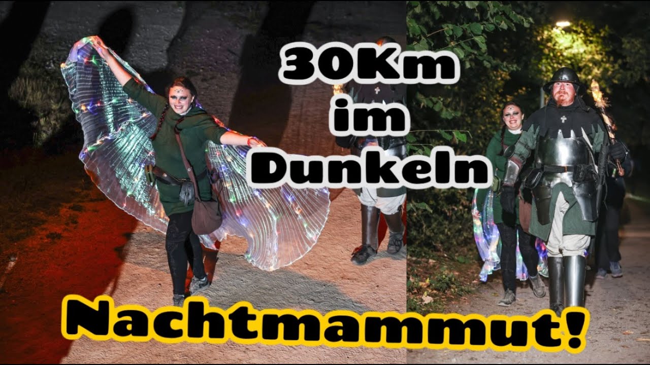 Nachtmammut Ruhrgebiet 2025 | 30km Mammutmarsch mit Rüstung/ Isis Wings