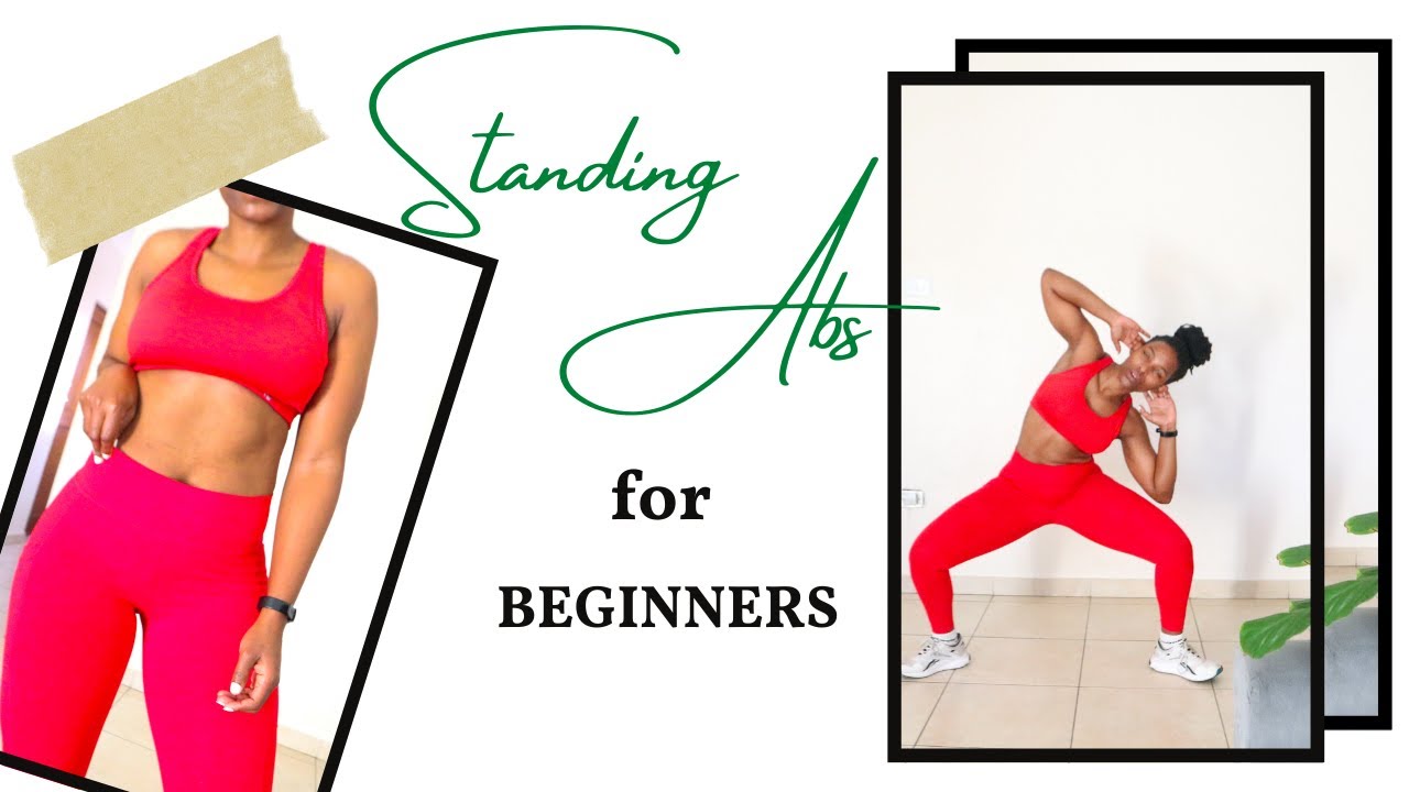 If you want abs do this workout standing || Alinde Ngubane