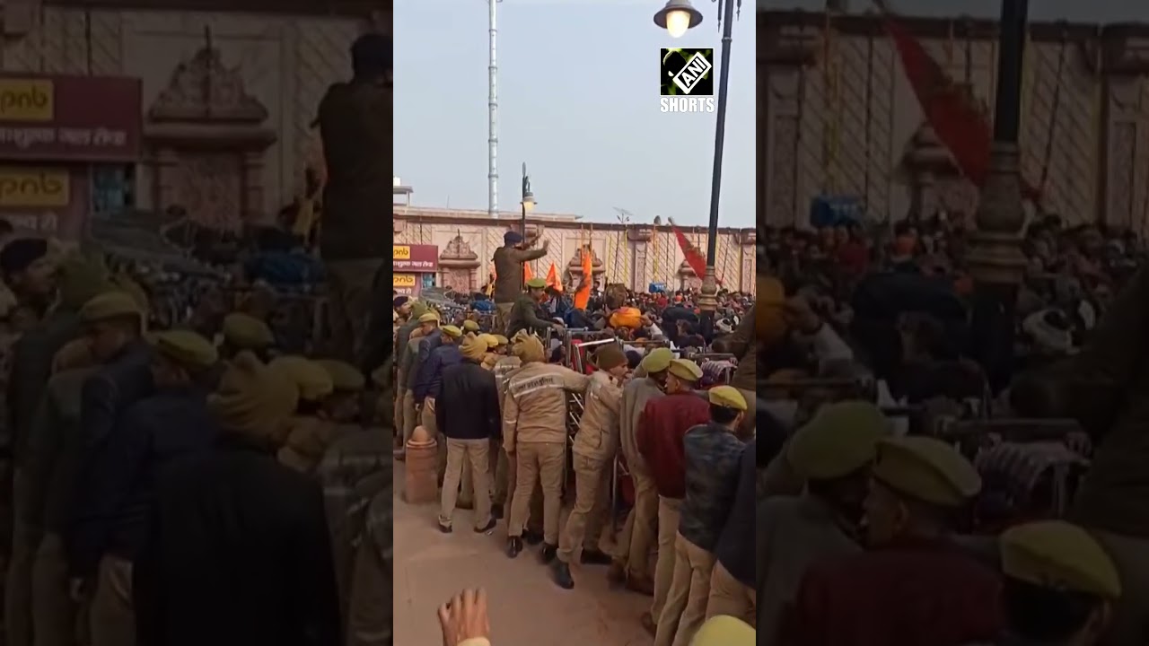 Massive crowd of devotees gather outside Ram Mandir for Ram Lalla&rsquo;s darshan
