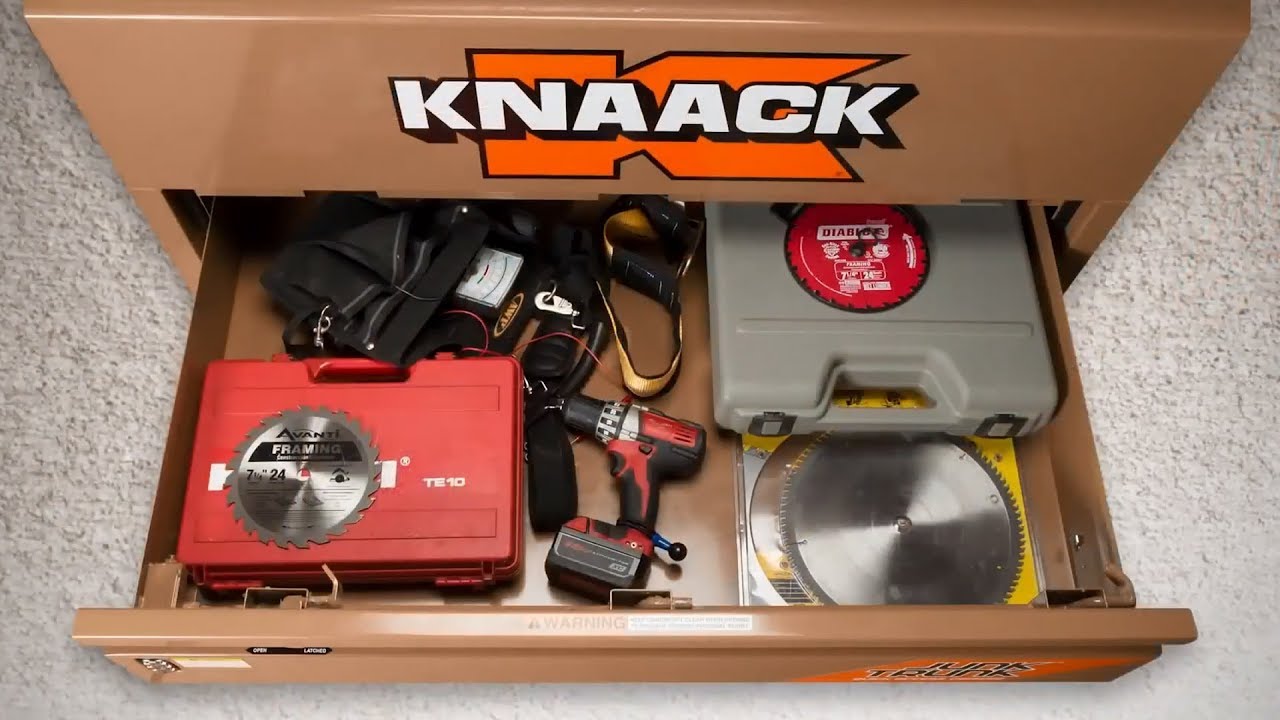 KNAACK Jobsite Chest with Junk Trunk 4830D