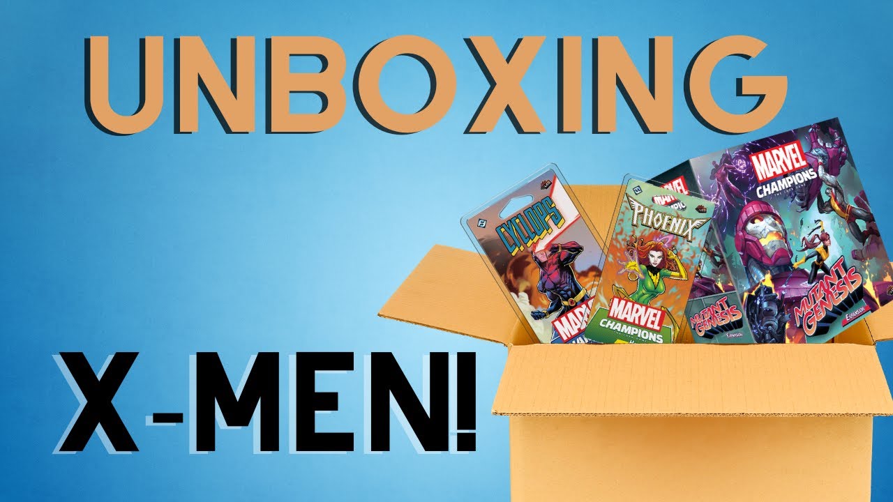 Marvel Champions X-Men Unboxing!