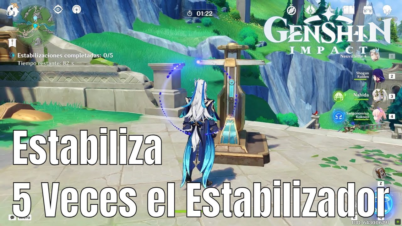 Estabiliza 5 Veces el Estabilizador - Mision de Encargo - Fontaine - Genshin Impact