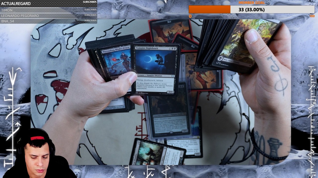🔴LIVE | Lets BUILD a VAMPIRE COMMANDER DECK | Long Stream Day | Timothar, Baron of Bats AMA
