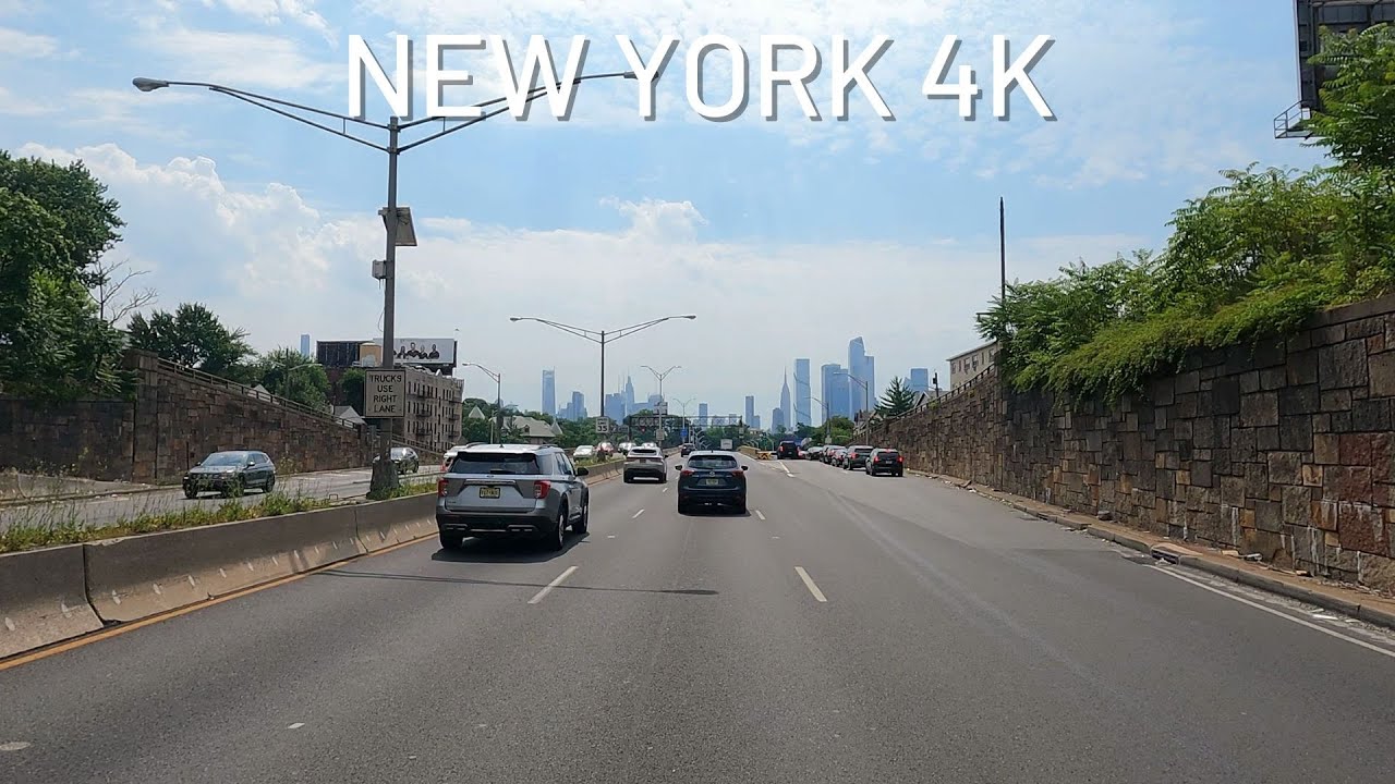 New York 4K - Morning Driving Tour From Hackensack NJ to Chelsea NYC