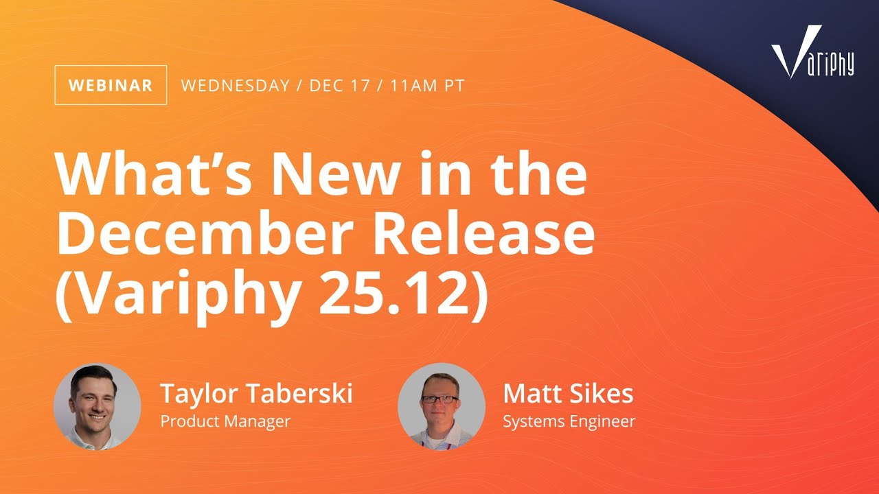 What’s New in Variphy 25.12