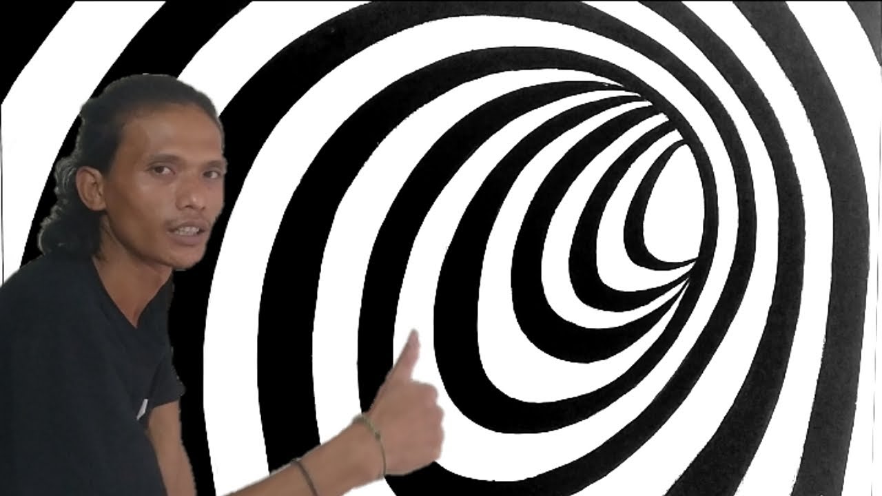 3d wall painting | 3d spiral wall paint | spiral wall murals