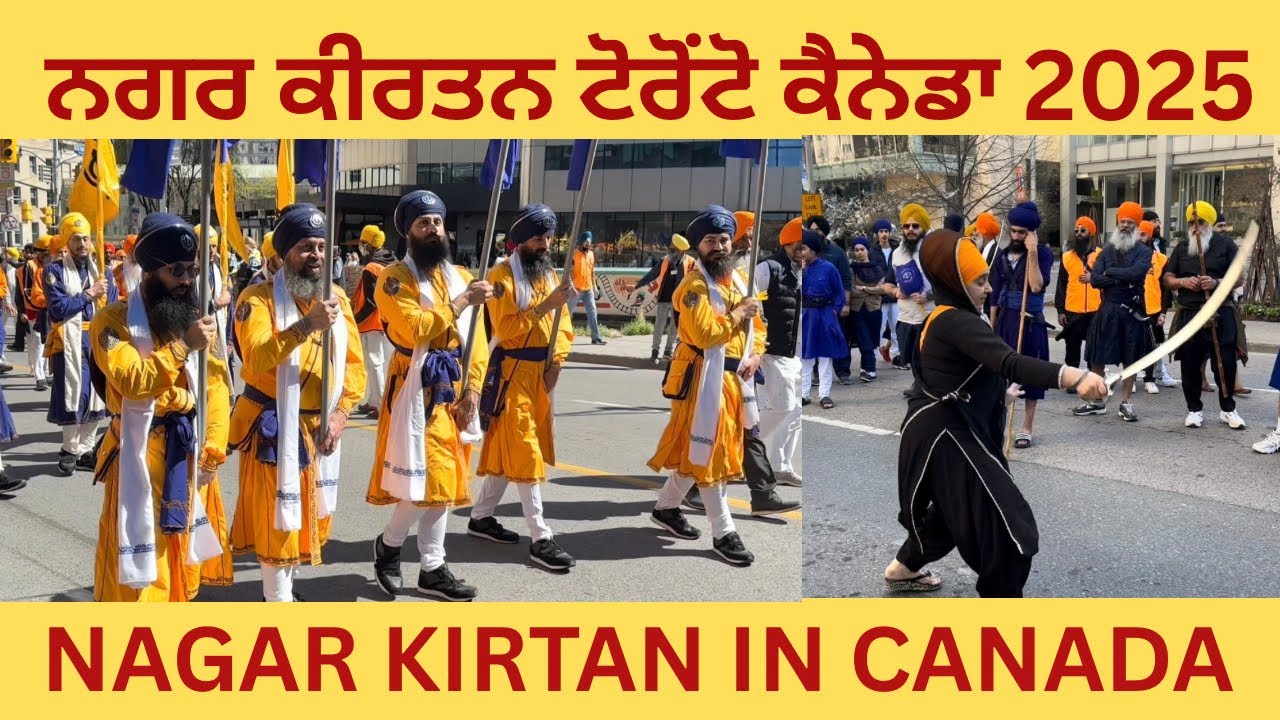 Toronto Nagar Kirtan 2025 | Toronto Nagar Kirtan | Nagar Kirtan Toronto @ JIYOOO CANADA
