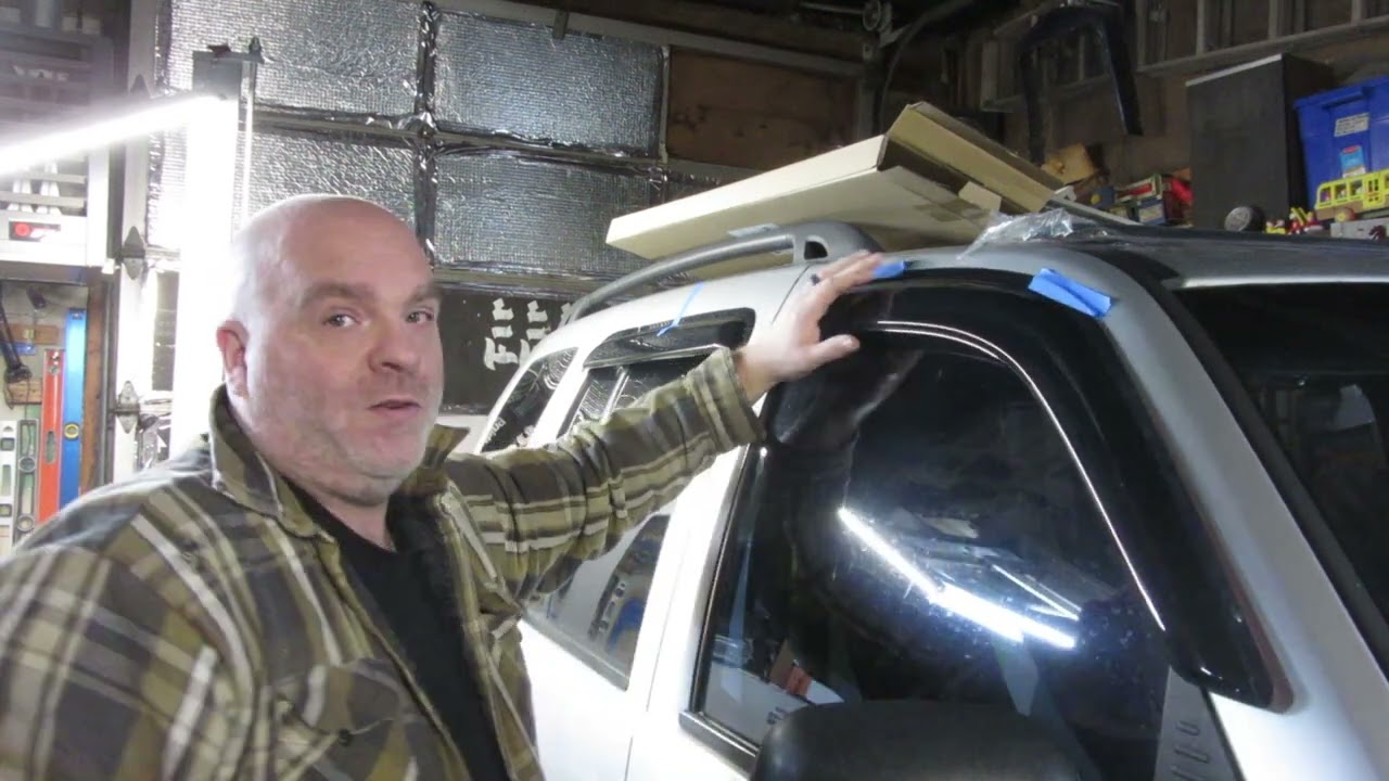 JEEP LIBERTY WIND/RAIN VISOR INSTALLATION