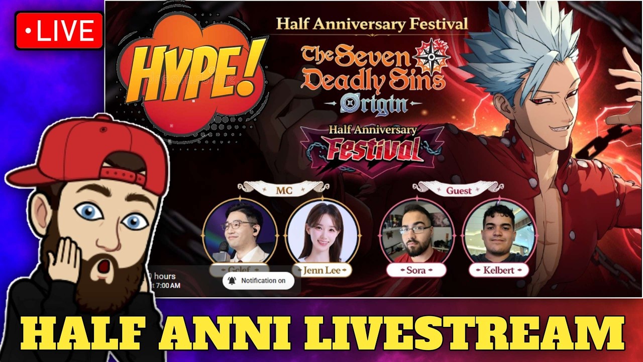 🔴LIVE REACTING - HALF ANNIVERSARY REVEAL 2.0 UPDATE SPECIAL LIVESTREAM - BAN- 7DSO
