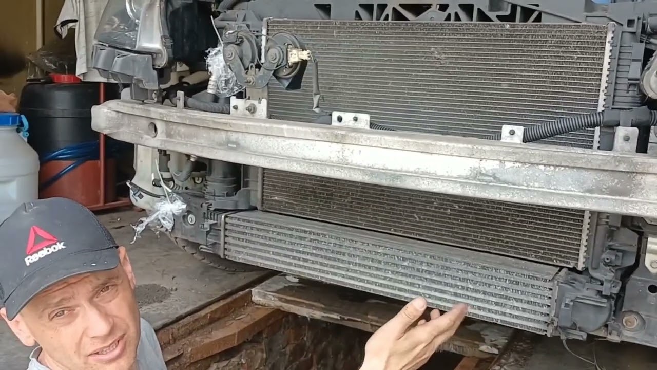 Заміна радіатора кондиціонера scenic 3   1,4 TCe