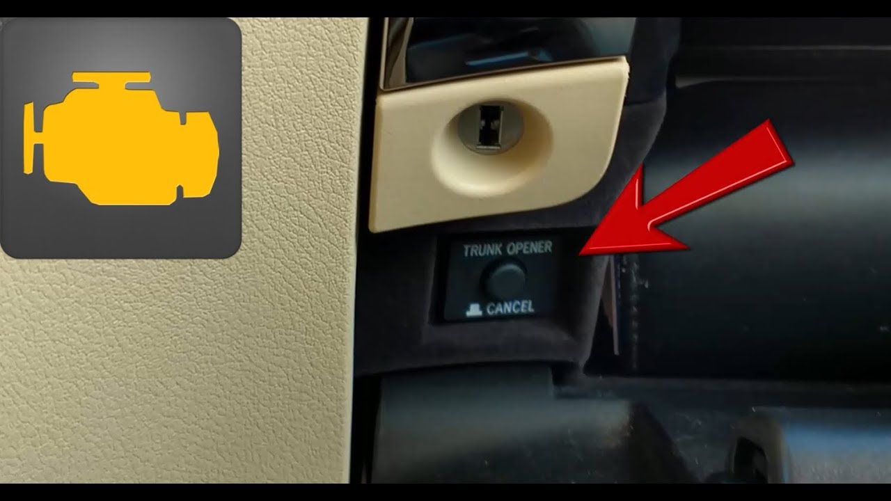 Deal with a Trunk that Refuses to Open in a Push Button or Keyless Start Car