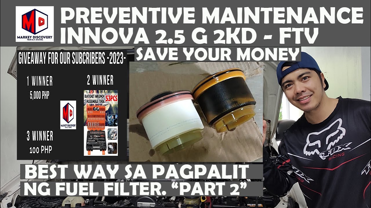 TOYOTA INNOVA CHANGE FUEL FILTER| PAANO MAGPALIT NG FUEL FILTER NG INNOVA| HOW TO CHANGE FUEL FILTER