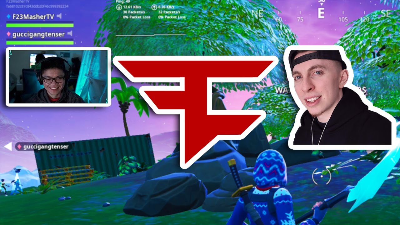 I GOT IN A GAME WITH FAZE TENSER!