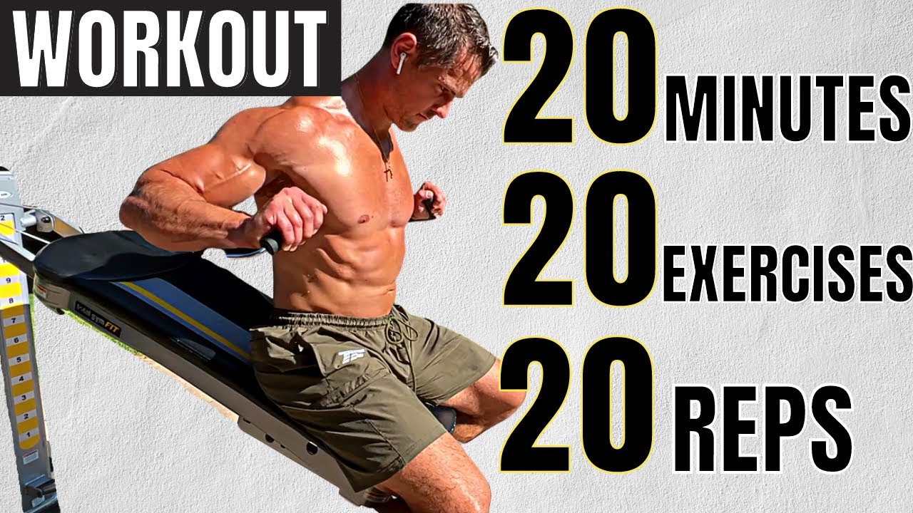 Total Gym 20 Minute Total Body Workout 20 Exercises x 20 Reps