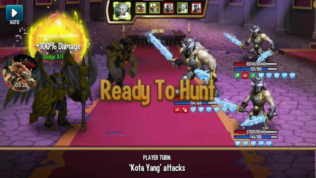 Monster Legends App - Patrion Dungeon Battle - 07-18-17