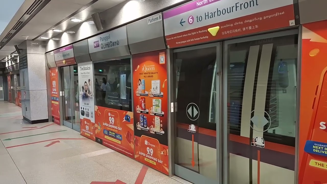[Punggol Coast Lit?!] SBS Transit Alstom Metropolis C751C [Set 7079/7080] DNB at (NE17) Punggol》SKD)