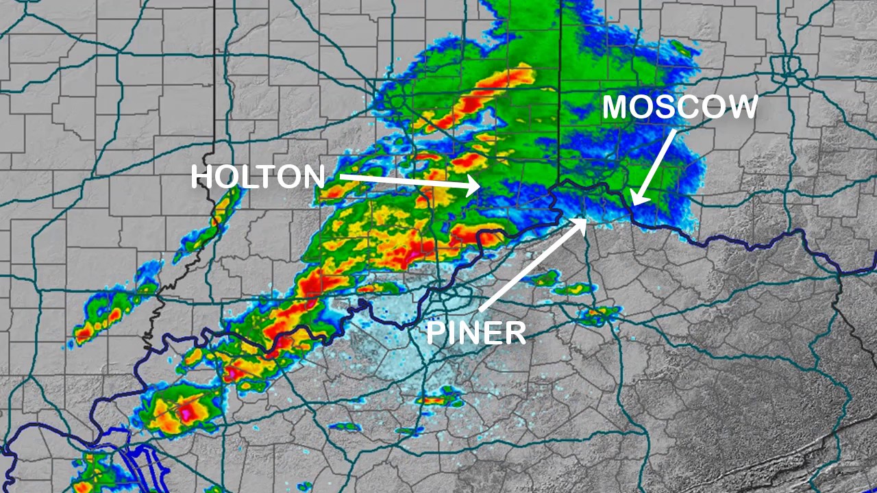 Radar: March 2012 tornadoes in greater Cincinnati