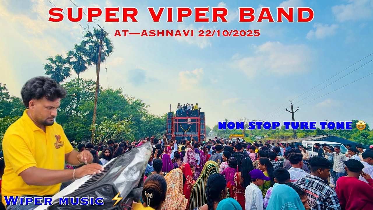 Super viper band 🥁 at—Ashnavi  22/10/2025 🤩viper music / non stop ture tone 