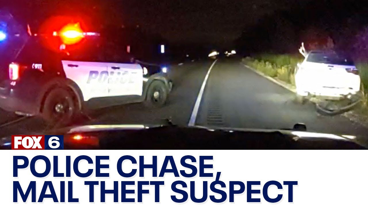 Police chase; driver suspected stealing mail | FOX6 News Milwaukee