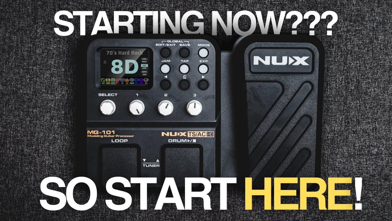 Ищете стартовый мультиэффект?! Вы его только что нашли! NUX MG-101