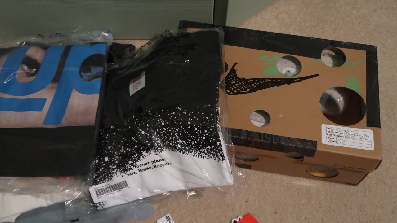 NIKE OFF WHITE LOT 14 + SUPREME X UNDERCOVER TEES + HUMAN MADE X SOOTOME TEE SNEAKER UNBOXING