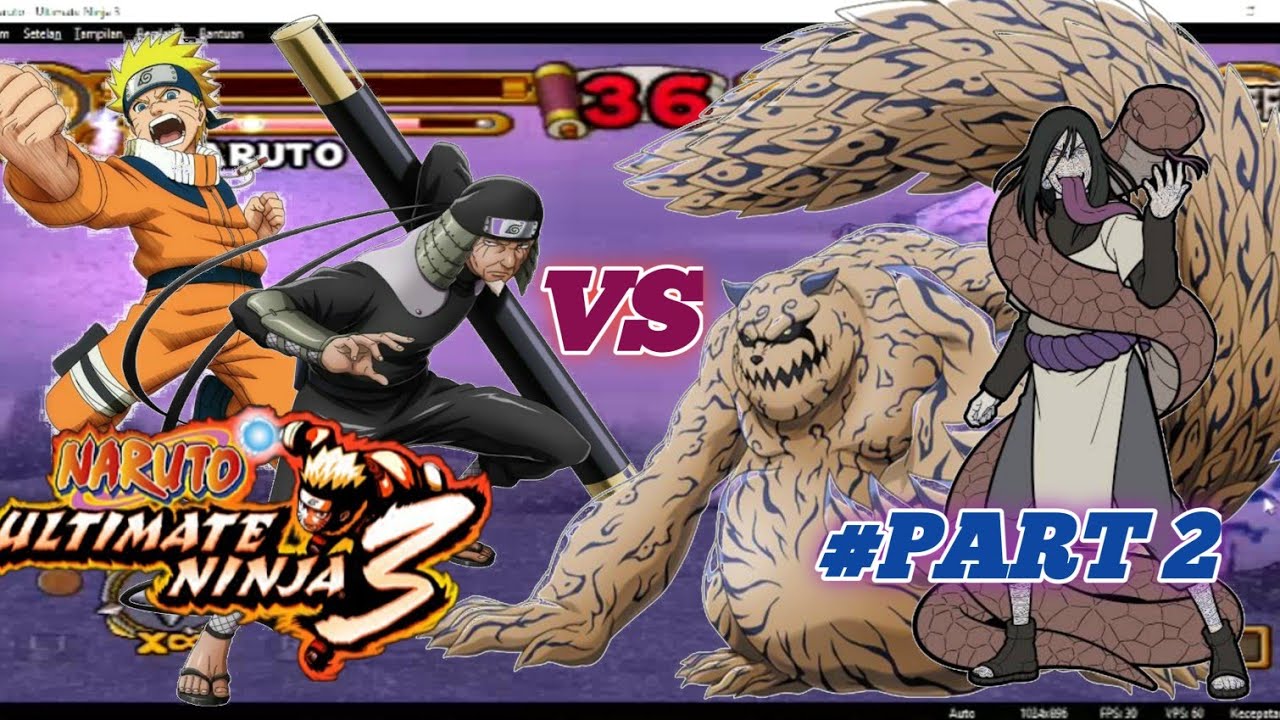 NARUTO: ULTIMATE NINJA 3 - LEAF DESTRUCTION ARC part 2  #gameps2 #narutoultimateninja3 #naruto