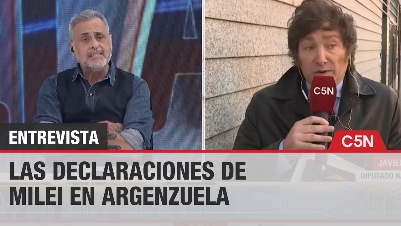 JAVIER MILEI habló DE TODO en ARGENZUELA