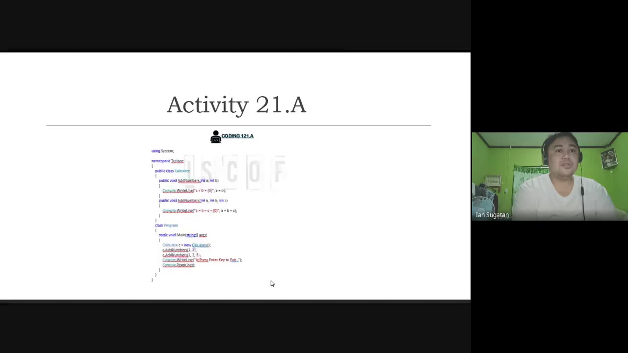 ITPE 1 9th Online Session