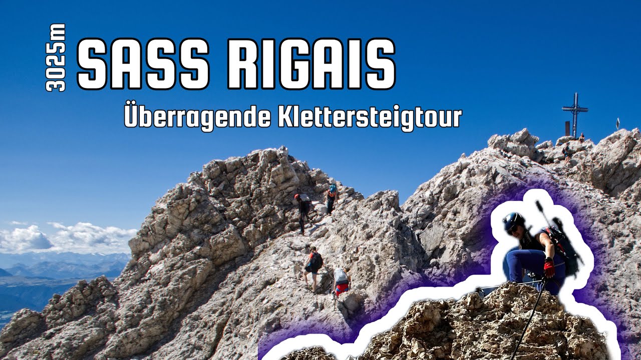 Anspruchsvolle Tour auf den Sass Rigais (3025m) über Villnösser Einstieg & Südwest-Abstieg