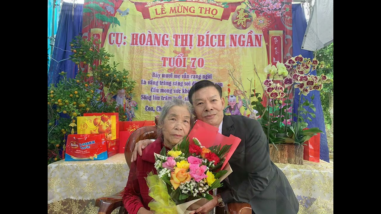 Mừng thọ Hoàng Thị Bích Ngần tuổi 70