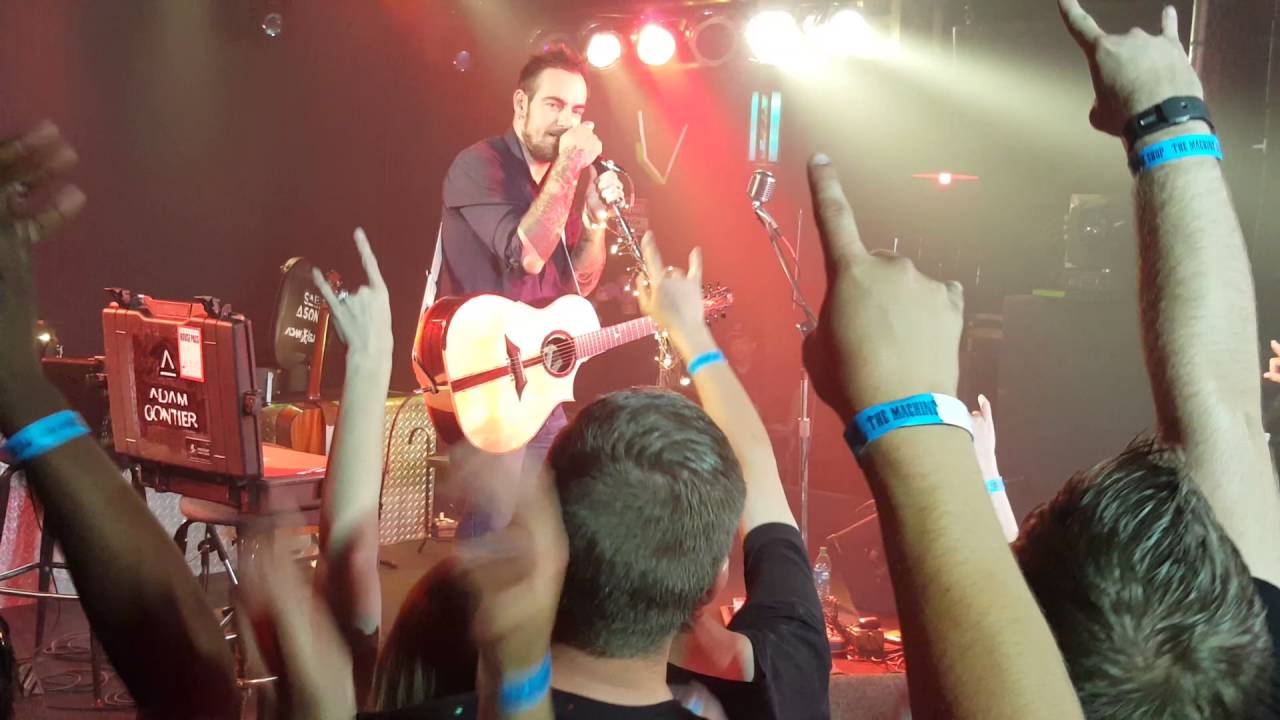 Adam Gontier- Take Me Under/Get Our Alive/Waste My Time Live at The Machine Shop, Flint Michigan, 6.