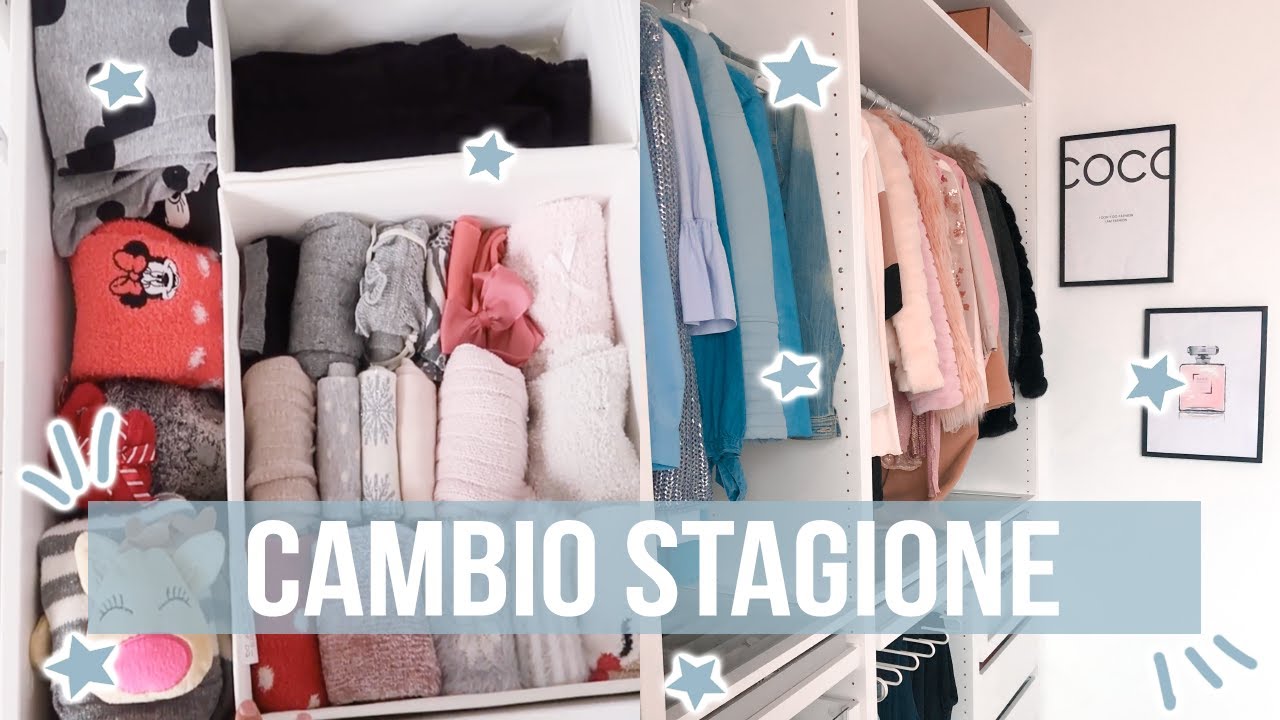 Cambio stagione & riordine della cabina armadio 🤩