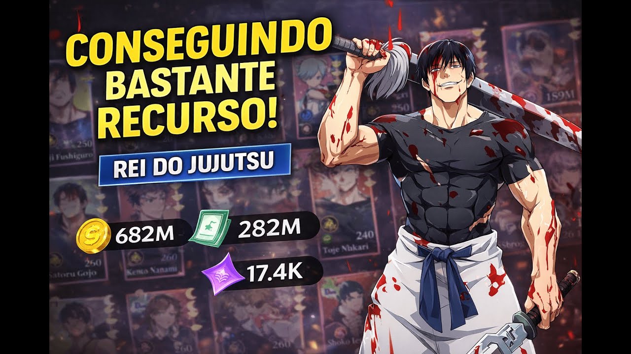 Como obter bastante recursos | Rei do Jujutsu