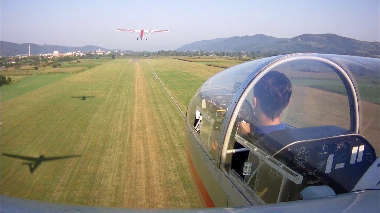 Blanik L-23 Full Flight WING VIEW | Last Flight Before My First Solo! | Glider Pilot Training