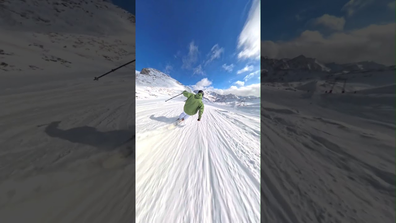 Austria Ski Hill Bomb With the@insta360 X4