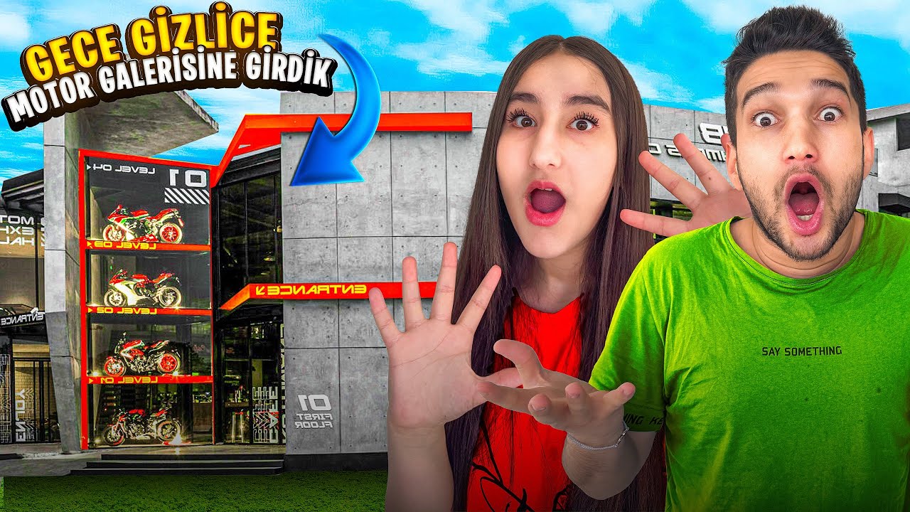 GECE GİZLİCE MOTOR GALERİSİNE GİRDİK ❗️GÜVENLİK BİZİ YAKALADI.😱@BETER BÖCÜK TÜRKİYE