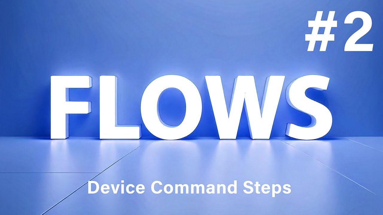 Flows 2: Device Command Steps (featuring ARC from a TV to AVR)