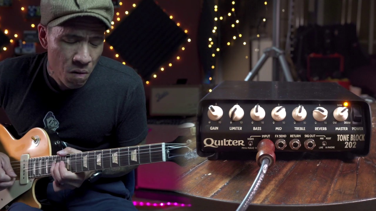 Quilter Tone Block 202 amp - demo by RJ Ronquillo