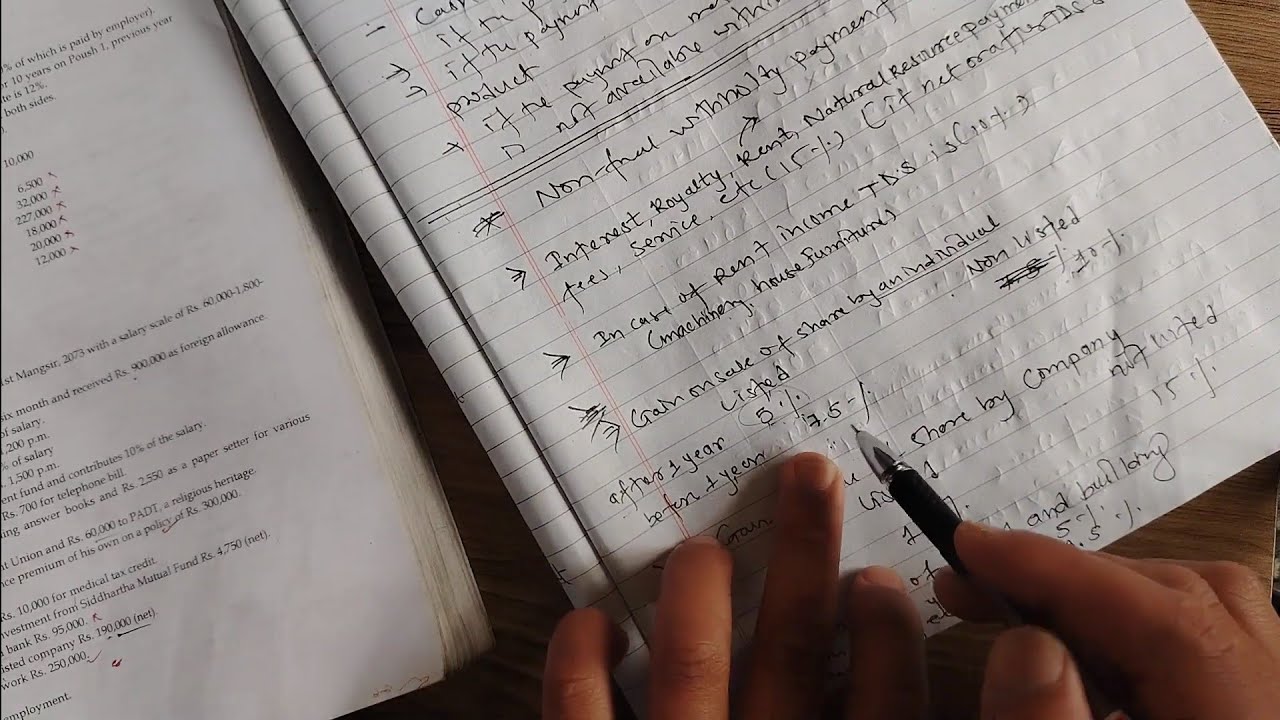 BBS - 3rd Year ||Taxation in Nepal /Income From Employment /Important & most likely to come in exam