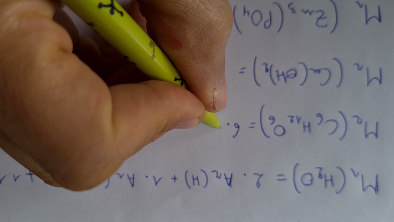 De Mol 3b Uitgewerkte voorbeelden berekenen relatieve molecuulmassa