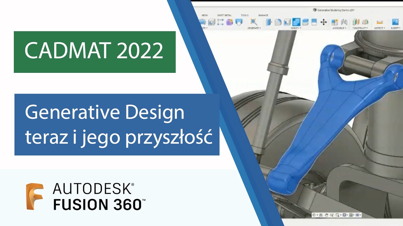 Generative Design teraz i jego przyszłość | CADMAT 2022