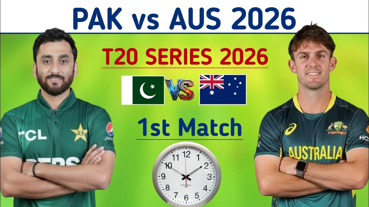 Pak vs Aus T20 series schedule 2026 | Pak vs Aus 1st T20 match 2026 | Pak vs Aus 1st match date time